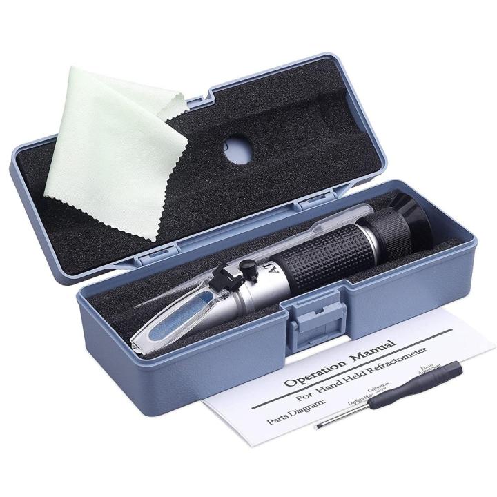 58 ~ 90% Brix 38 ~ 43 Be Honey Refractometer Beekeeping Tester Bees with ATC