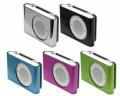 Shuffle Mini Mp3 Player for Listening Songs - Metal Body - Portable Music Player with SD Card Slot, Handsfree, Charging Cable - Pocket Clip Support for Gym, Running, Jogging. 