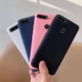 Soft Silicone Matte TPU Case for Honor 7C Cover on for Huawei Honor 7A 7C Pro C7 A7 Pro 7 A C 7Apro 7cpro back cover coque cases. 