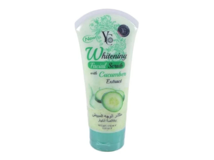 YC Thailand Whitening Facial Scrub Tube Cucumber - 175Ml