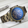 Classic Vintage Men Automatic Mechanical Watch Skeleton Transparent Self Winding Men Watches Leather Man Clock. 
