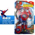 Shadow Electronic Clock School Transformation Robot Pitcher Watch Children's Toy Case Spider-Man Children's 24 Projection Charts Christmas Gifts. 