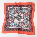 Russian Scarf Ethnic Pareo Slavic Headscarf Floral Ukrainian Women Hair Wrap Hijab 70cm Cashew Retro Muslim Bandana Kerchief. 