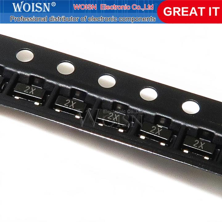 10pcs 2N4401 MMBT4401 silk screen: 2X SOT-23