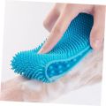 Silicone High quality Scrubber Belt for Men and Women Silicone Body Strap Bath Shower Scrubber loofah Back Scrubber exfoliating Back Scrubber Bath Scrubber for Body Shower Towel Double Sided Bath Brush - Multicolor. 
