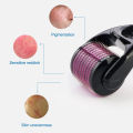 Derma Roller 0.5mm & 1mm for Hair Growth, Beard Growth & Skin Care | 540 Titanium Micro Needles for Anti-Aging, Acne Scars, Hair Regrowth, Wrinkles | Use with Oils & Minoxidil. 
