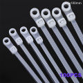 100PCS Screw Hole Cable Ties Fixed Cable Tie Nylon Cable Zip Ties With Screw Hole Mount Self Locking Loop Wrap Bundle Tie Straps. 