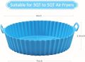 1PCS-Silicone Air Fryer Oven Baking Pan Square Reusable Cake Pan Air Fryer Accessories. 