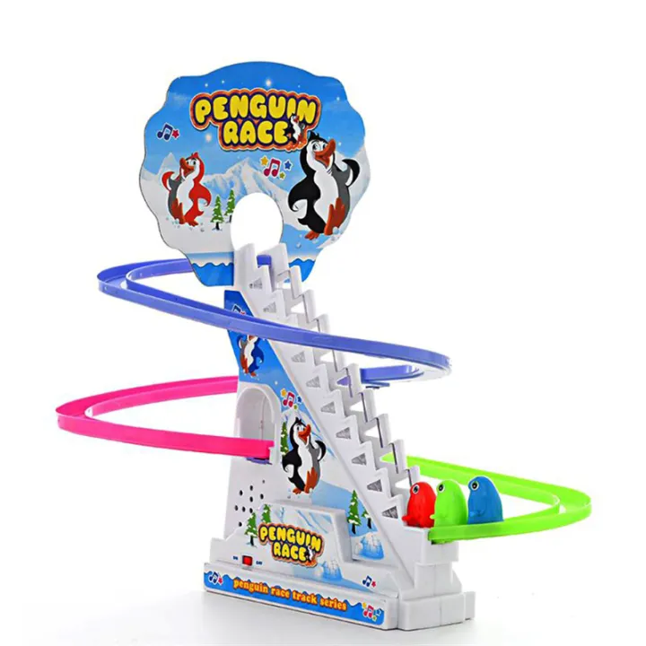 Electric%20Penguin%20Climbing%20Stair%20Toy%20With%20Light%20And%20Music%20Penguin%20Track%20Set%20For%20Kids%20by%20MMT%20-%20Image%202