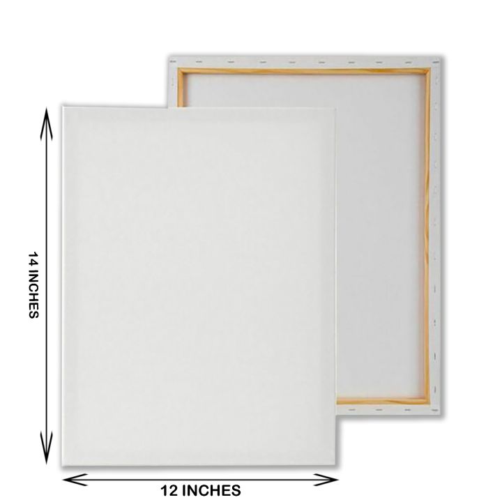 2 Piece Of 12X14 Inches Canvas For Painting - 12 x 14 Canvas Board