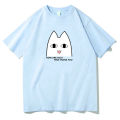 Azumanga Daioh OH MY GAH Cat How Are You Anime Tshirts Women Korean Style 100% Cotton T-shirts Fashion Tee Shirts High Quality. 