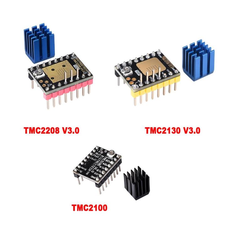 BIGTREETECH TMC2208 TMC2130 TMC2100 Stepper Motor Driver StepStick Mute for MKS BTT SKR V1.4 V1.3 MINII Board  Parts