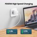 Ugreen PD 60W USB C to USB Type-C Cable QC4.0 3.0 Fast Charge Data Cable for Macbook Samsung S20 S9 USB C Cable for iPhone 15. 