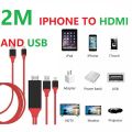Multibao 2M 8 Pin to HDMI HD TV AV Cable Lead For iPhone 11 12 13 14 Pro XR XS Max XS X 8 7 6. 