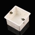 High Quality PVC Plastic Light Touch Concealed Bottom Switch Cassette Wall Mounting Box Junction. 