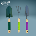 3 Piece garden tool set with wooden handle and insulation foam grip (2 x Shovel & hoe).. 