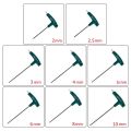 T-Handle Hex Key Dual End Allen Wrench 2mm-10mm, T-Handle Spanner Hand Tools For Bike Repair. 
