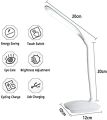 Desk Lamp, LED Touch Sensitive Table Lamp Eye Protection Table Light with USB Charging, 3 Level Dimming Energy-Saving 360° Spin Gooseneck Lamp. 