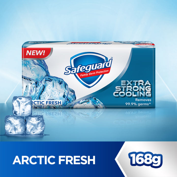 Safeguard Bath Soap Menthol Arctic Cool 168gm