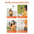 Bluetooth Selfie Stick Mobile Phone Holder Retractable Portable Multifunctional Mini Tripod With Wireless Remote Shutter. 