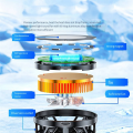 GT31 Mobile Phone Radiator Mobile Phone Cooler Semiconductor Refrigeration Magnetic Live Broadcast Clip Dual-Purpose Cooling Fan B. 