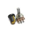 10K Ohm Potentiometer variable resistor with knob. 