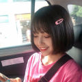 Women's Short Straight Wig Fashion Bob Hair Extensions for Masquerade Carnival. 