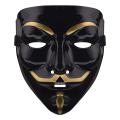 Imonic V for Vendetta Mask / Anonymous / Guy Fawkes Mask - Black and  Gold. 