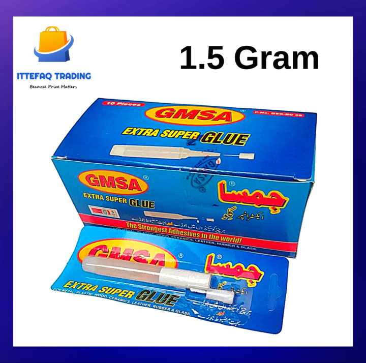 GMSA Extra Super Glue Elfy 1.5 Gram Pack