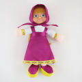 toys in Russia Winter Masha Bear Big Eyes Doll with Masha Masa and Bear Bear. 