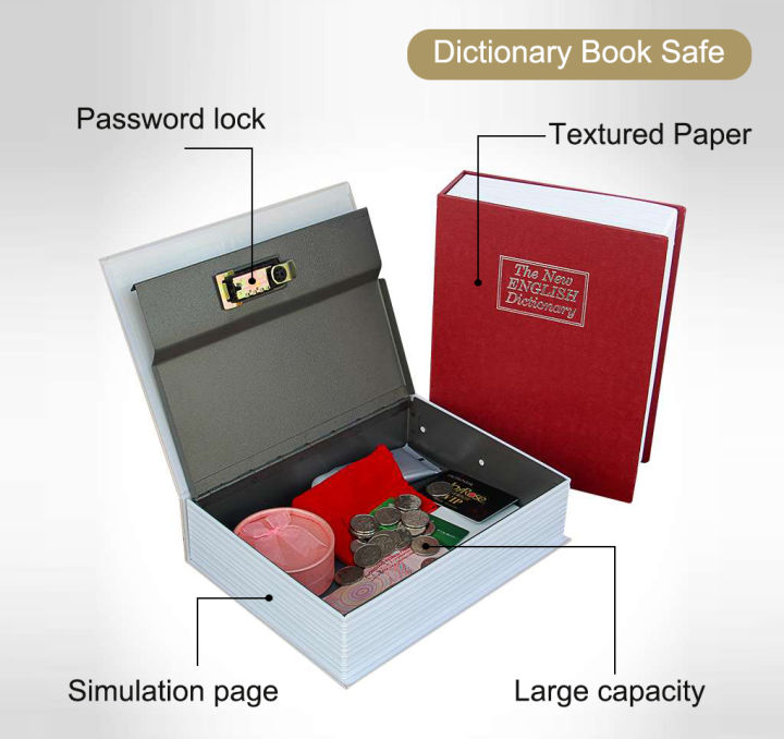 your%20helper%20Cash/Jewellery%20Secret%20Storage%20Safe%20Security%20Box%20Password%20Lock%20Dictionary%20Book%20-%20Image%208