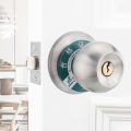 Ronglisi spherical lock spherical door lock indoor bedroom door ball lock stainless steel universal wooden door lock round lock core. 