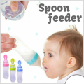 Baby Spoon Feeder Milk Bottle Silicone Squeeze Safe Pacifier Baby Spoon Feeder / Feeder with Spoon / Silicone Spoon Feeder / Baby Silicon Spoon Feeder / Spoon bottle Feeder / Spoon Feeder Silicon. 