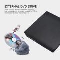 Super Slim Portable USB 3.0 Interface Dual Layer Drive Pop-up Mobile External DVD Drive DVD-RW for PC and for Laptop. 
