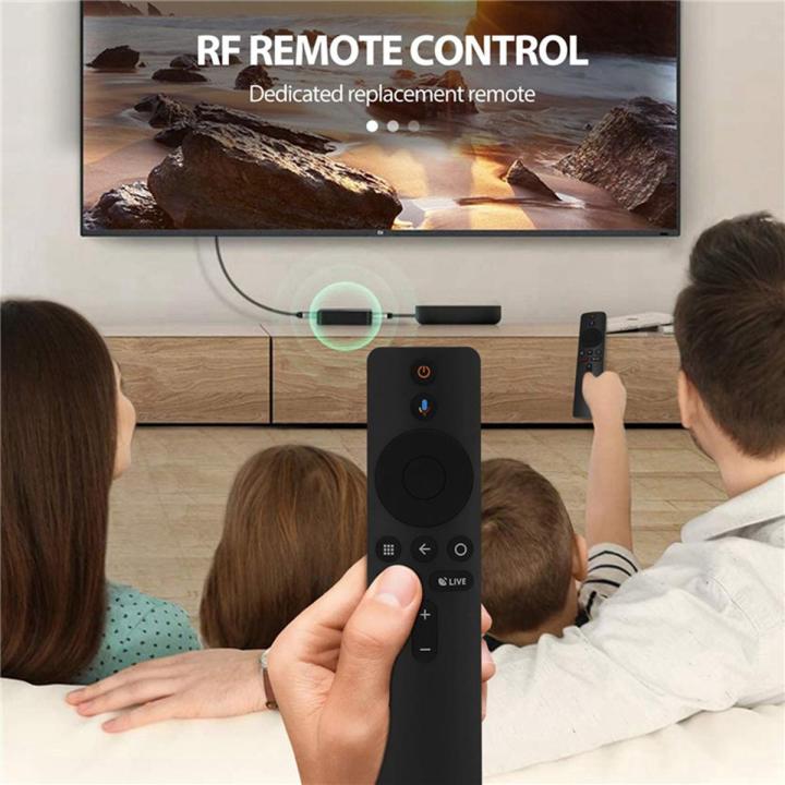 Télécommande Bluetooth Vocale Pour MI Box S MDZ-22-AB - Remplacement Compatible Avec Google Assistant, Fonction Recherche Vocale