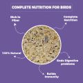 Petvit Bird Food 1.5kg  for Budgies Mix Seed with Yellow Millet | Barnyard | Millet | Finger Millet | Sunflower | Nyger | Oats | Paddy | Flex | Pure Natural with Build Immunity System | for All Budgies. 