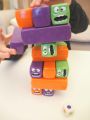 Chad Valley Wobbly Worms Game 24 Blocks Multicolor. 