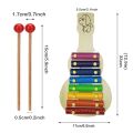 Xylophone for kids, Guitar Shape Xylophone (1 piece). 