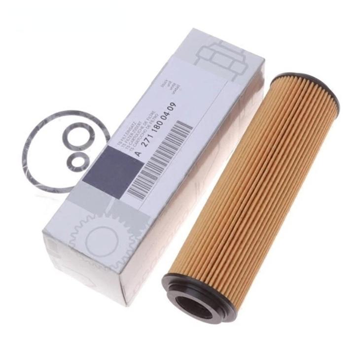 1 Oil Filter A2711800009 For Mercedes Benz C-CLASS W203 CL203 S203 2001-2011 C180 C200 C230 Kompressor Model Paper Oil Filter