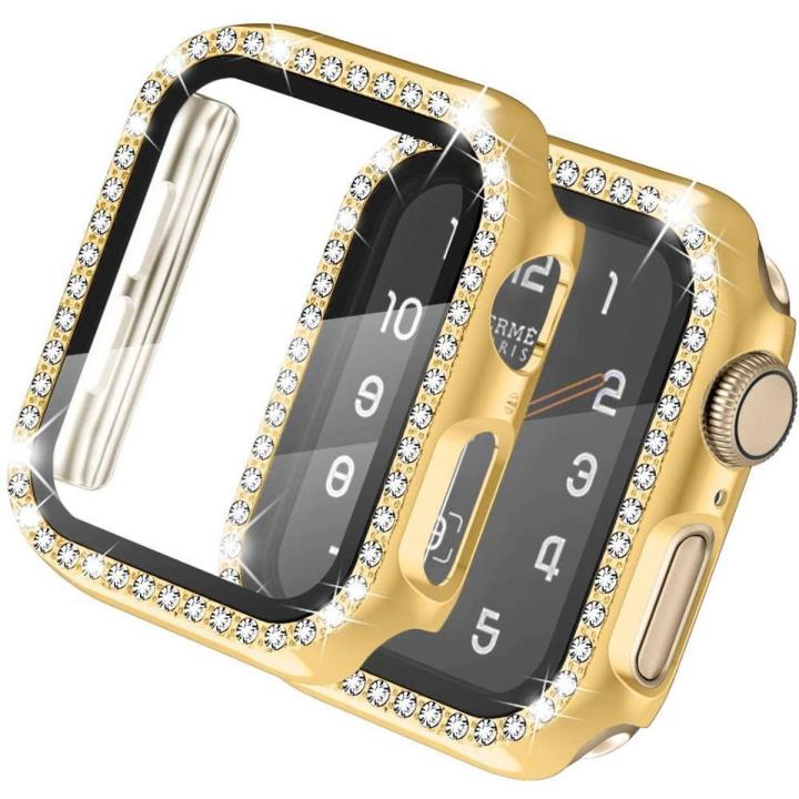 Full%20PC%20Protective%20Case%20for%20iWatch%2044mm%2042mm%20SE%20Series%206%205%204%203%202%201%20Luxury%20Diamond%20Border%20Retro%20Style%20-%20Image%202