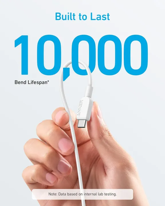 Anker%20322%20NYLON%20USB-C%20to%20USB-C%20Cable%2060W%206ft%20+%20White%20-%20Image%203