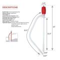 Car Generator Oil Transfer Pipe Suction Bottle filling Manual Suction Hand Tool Cleaning Pipe Hand Pump. 