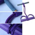 Elastic Sit Up Pull Rope Dual Spring Tension Foot Pedal Abdomen Leg Exerciser Tummy Trimmer Equipment Bodybuilding Expander for Fitness Yoga Training. 