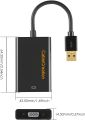 CableCreation USB 3.0 to VGA Adapter (DisplayLink Chipset), VGA to USB External Video Card Support 1080P Compatible with Windows 10/8.1/8/7, macOS, Mac OS X. 