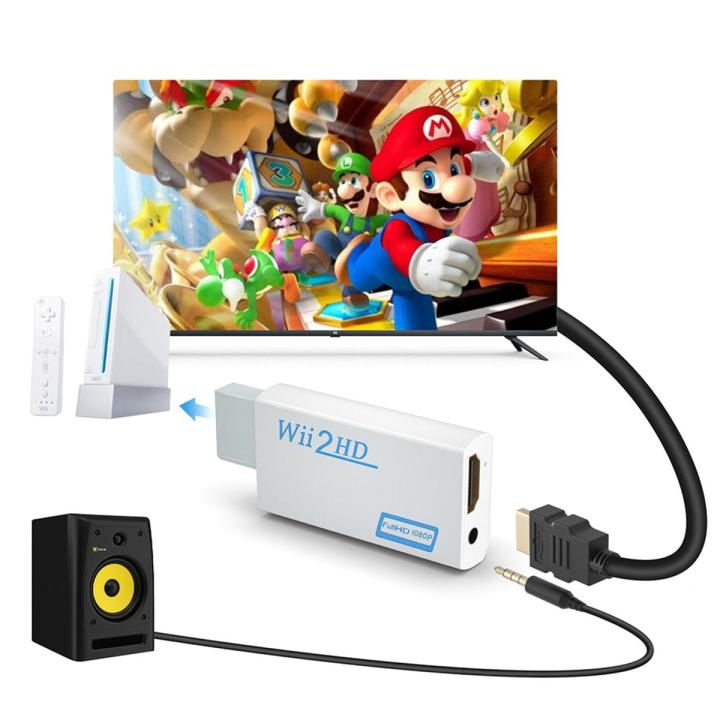 Wii to HDMI Converter Adapter with 3.5mm audio Wii2hdmi cable adapter for wii to HDTV Monitor