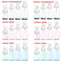 30ml 60ml 80ml 100ml Spray Bottle / Lotion Pump Bottle Plastic Cosmetic Bottle Refillable Travel Lotion Bottle. 