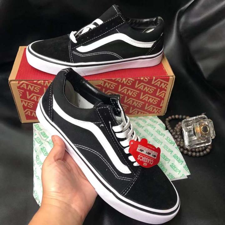 Vans Old Skool Black Canvas Imported Sneakers for Boys