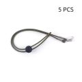 5 Pcs Quality Anti-drop Windproof Hat Strap Elastic Adjustable Hat Chin Cord Straps Removable Hat Windproof Rope Women. 