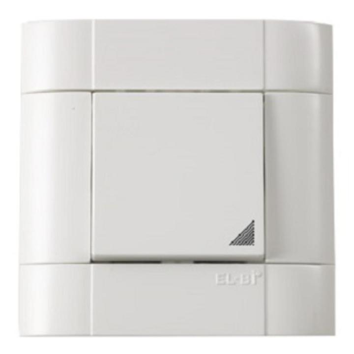 ELBi Fino Single Large switch with indicator light. Made in TURKEY. Switch board fitting sheet. Electric button.