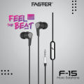 FASTER - F15 - High Bass & Sound - Universal Music Earphone. 